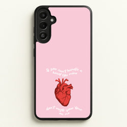 Don't Waste Your Time On Me  - Melanie Martinez Phone Case for Galaxy A36
