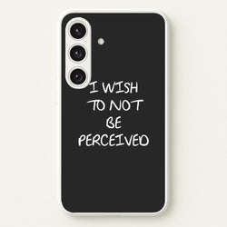 I Wish To Not Be Perceived  - Melanie Martinez Phone Case for Galaxy S24 Plus