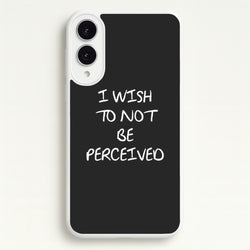 I Wish To Not Be Perceived  - Melanie Martinez Phone Case for Galaxy S25 Edge