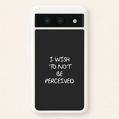 I Wish To Not Be Perceived  - Melanie Martinez Phone Case for Google Pixel 8a