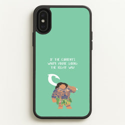 If The Current's Warm  - Moana Phone Case for iPhone XS Max