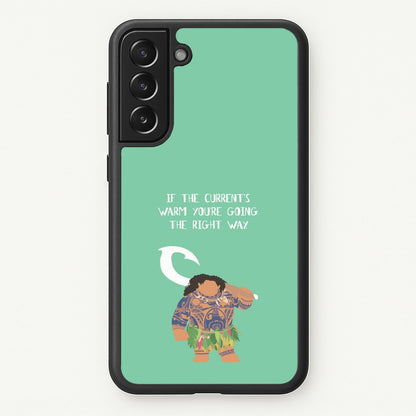 If The Current's Warm  - Moana Phone Case for Galaxy S22 Plus