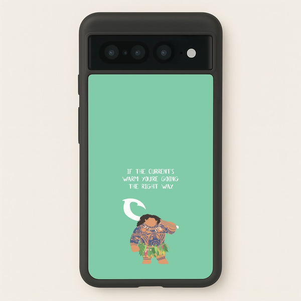 If The Current's Warm  - Moana Phone Case for Google Pixel 7 Pro