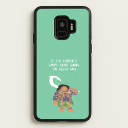 If The Current's Warm  - Moana Phone Case for Galaxy S9