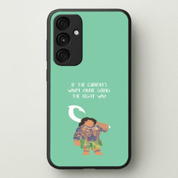 If The Current's Warm  - Moana Phone Case for Galaxy A35