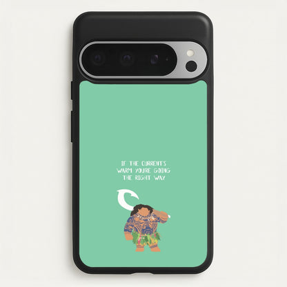 If The Current's Warm  - Moana Phone Case for Google Pixel 9 Pro XL