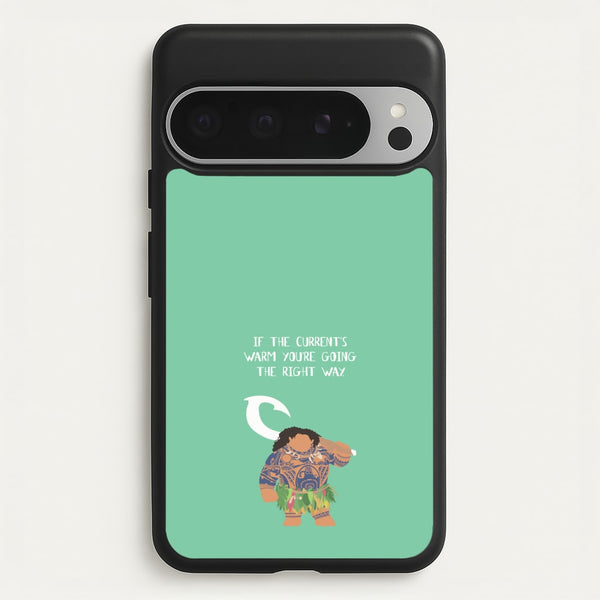 If The Current's Warm  - Moana Phone Case for Google Pixel 9 Pro XL