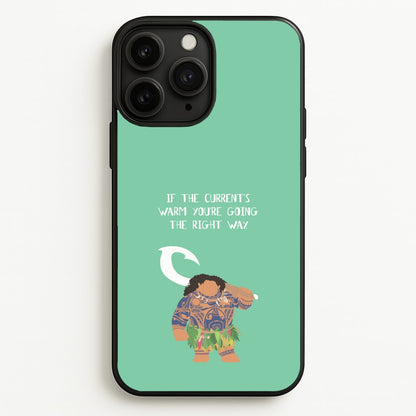 If The Current's Warm  - Moana Phone Case for iPhone 11 Pro Max
