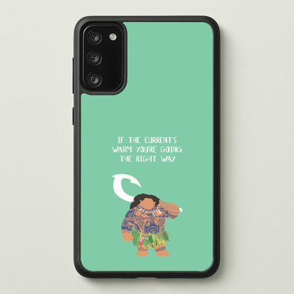 If The Current's Warm  - Moana Phone Case for Galaxy S20FE
