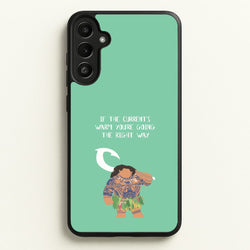 If The Current's Warm  - Moana Phone Case for Galaxy A36