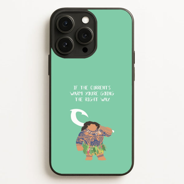 If The Current's Warm  - Moana Phone Case for iPhone 12 Pro Max