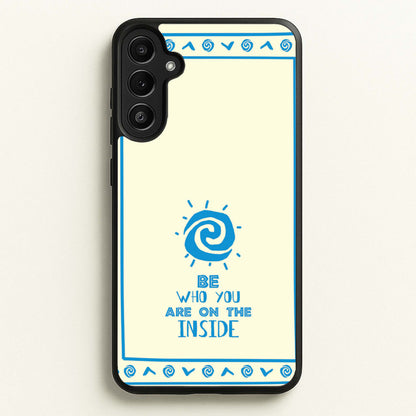 Be Who You  - Moana Phone Case for Galaxy A34