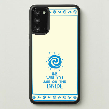 Be Who You  - Moana Phone Case for Galaxy Note 20