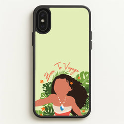Born To Voyage  - Moana Phone Case for iPhone XS Max