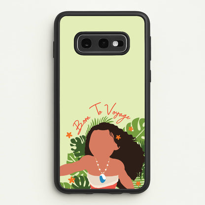 Born To Voyage  - Moana Phone Case for Galaxy S10e