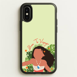 Born To Voyage  - Moana Phone Case for iPhone X / XS
