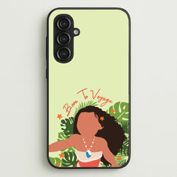 Born To Voyage  - Moana Phone Case for Galaxy S23FE