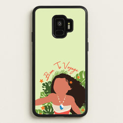 Born To Voyage  - Moana Phone Case for Galaxy S9