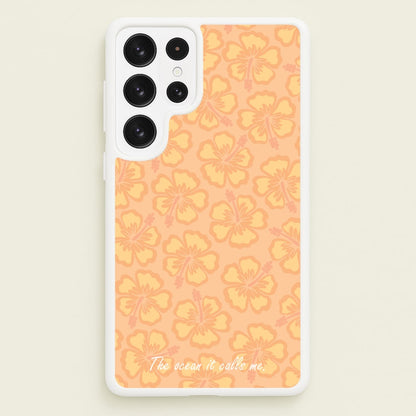 The Ocean It Calls Me  - Moana Phone Case for Galaxy S22 Ultra