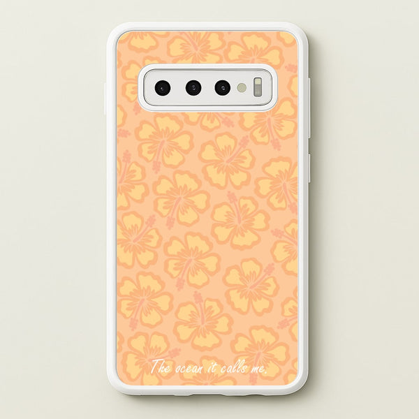 The Ocean It Calls Me  - Moana Phone Case for Galaxy S10