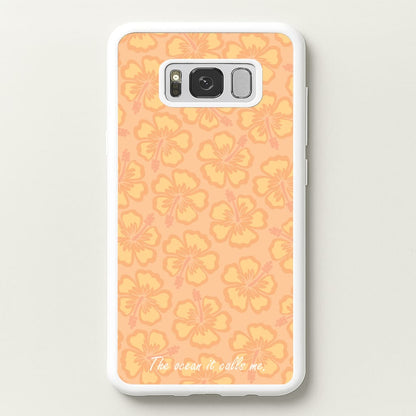 The Ocean It Calls Me  - Moana Phone Case for Galaxy S8 Plus