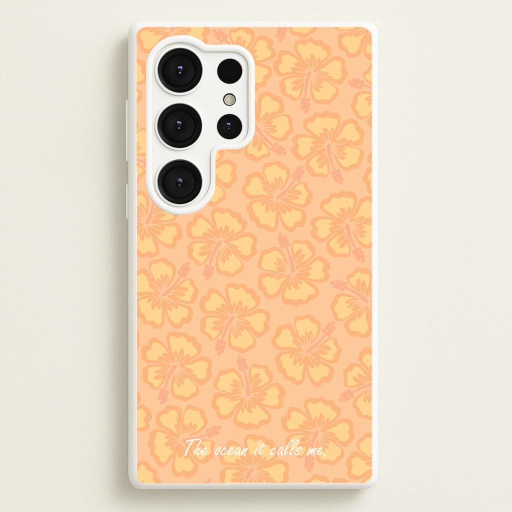 The Ocean It Calls Me  - Moana Phone Case for Galaxy S25 Ultra