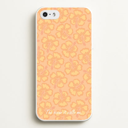The Ocean It Calls Me  - Moana Phone Case for iPhone 5 / 5s / SE 2016