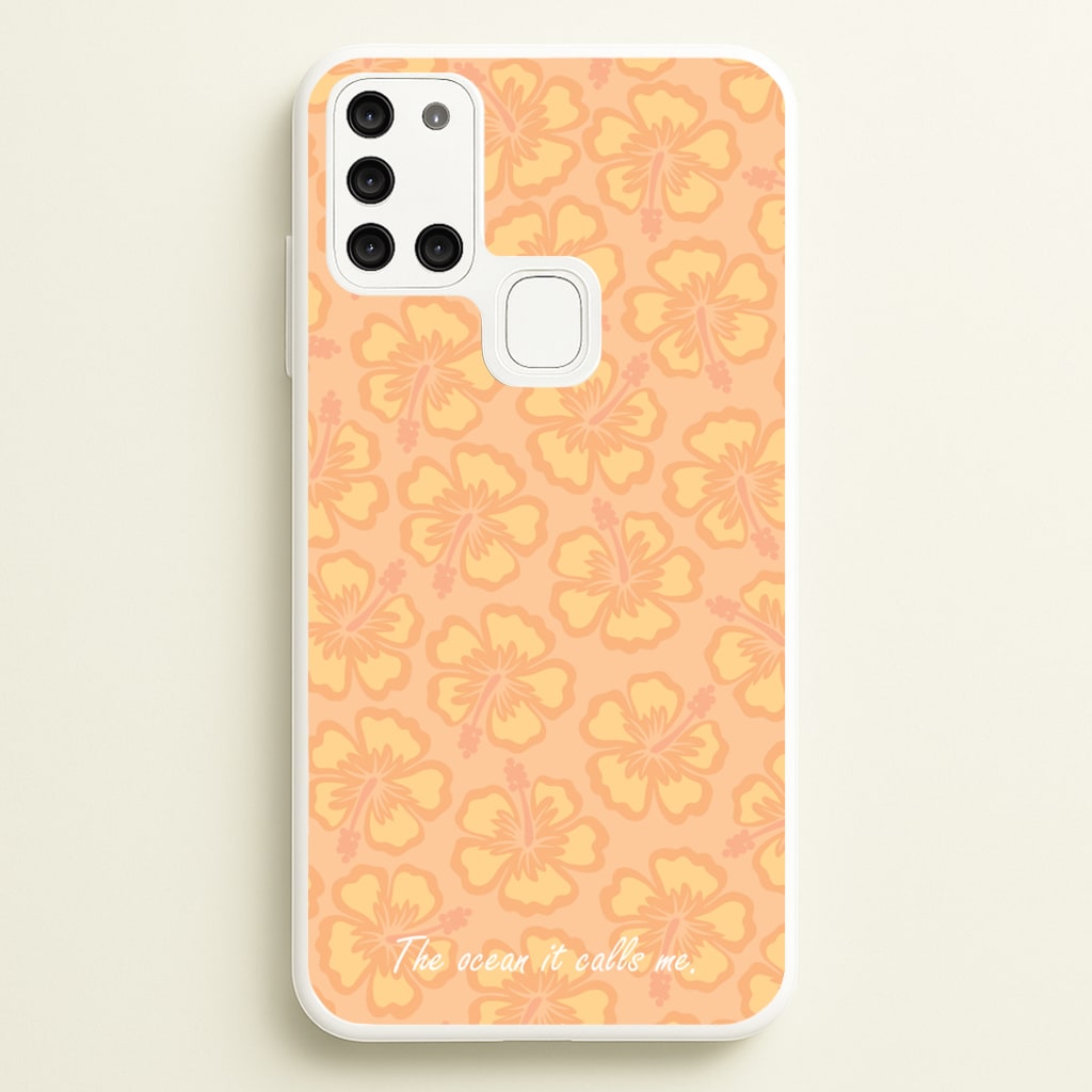 The Ocean It Calls Me  - Moana Phone Case for Galaxy A21s