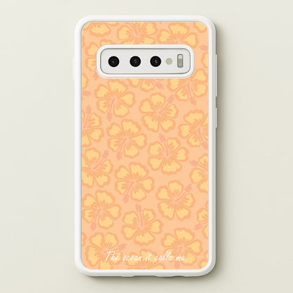 The Ocean It Calls Me  - Moana Phone Case for Galaxy S10 Plus