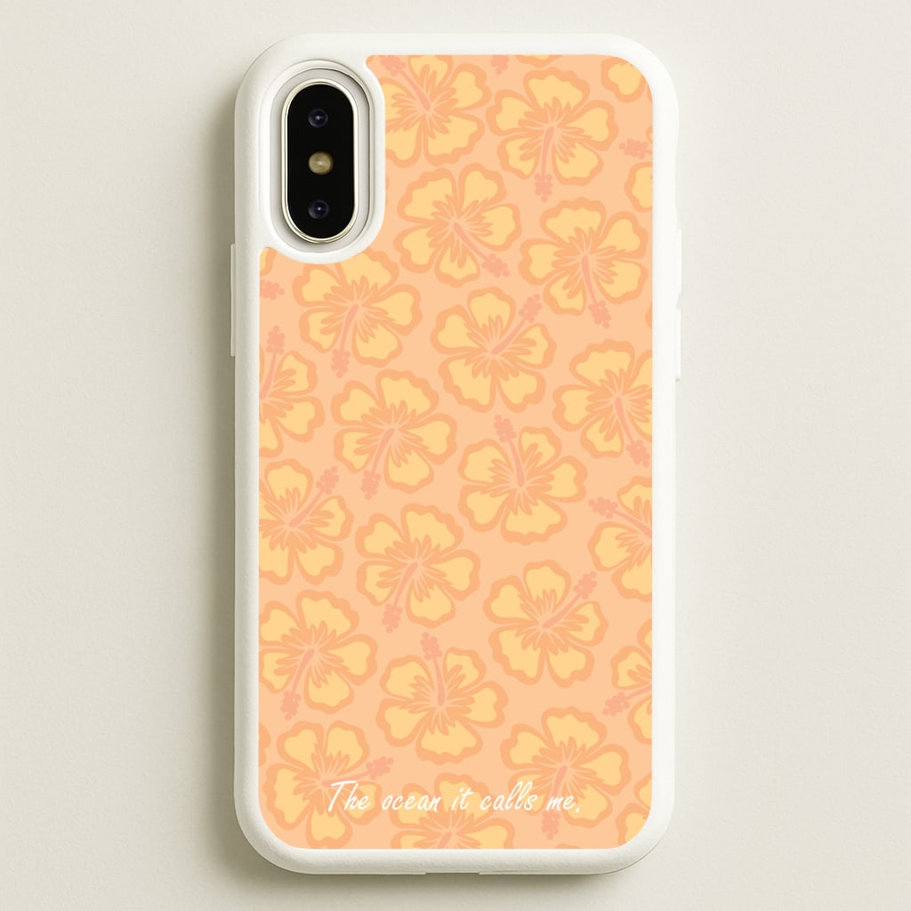 The Ocean It Calls Me  - Moana Phone Case for iPhone X / XS