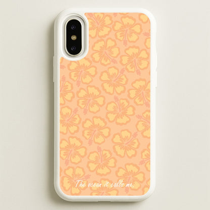 The Ocean It Calls Me  - Moana Phone Case for iPhone X / XS