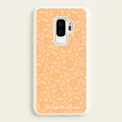 The Ocean It Calls Me  - Moana Phone Case for Galaxy S9 Plus