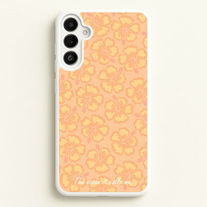 The Ocean It Calls Me  - Moana Phone Case for Galaxy A34