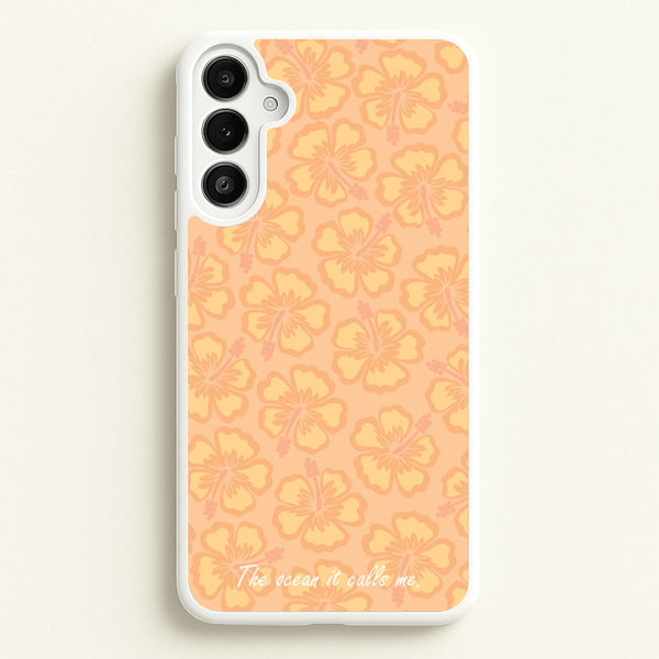 The Ocean It Calls Me  - Moana Phone Case for Galaxy A34