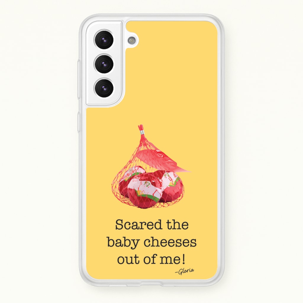 Scared The Baby Cheeses Out Of Me  - Modern Family Phone Case for Galaxy S22 Plus