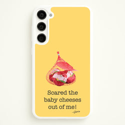 Scared The Baby Cheeses Out Of Me  - Modern Family Phone Case for Galaxy S23