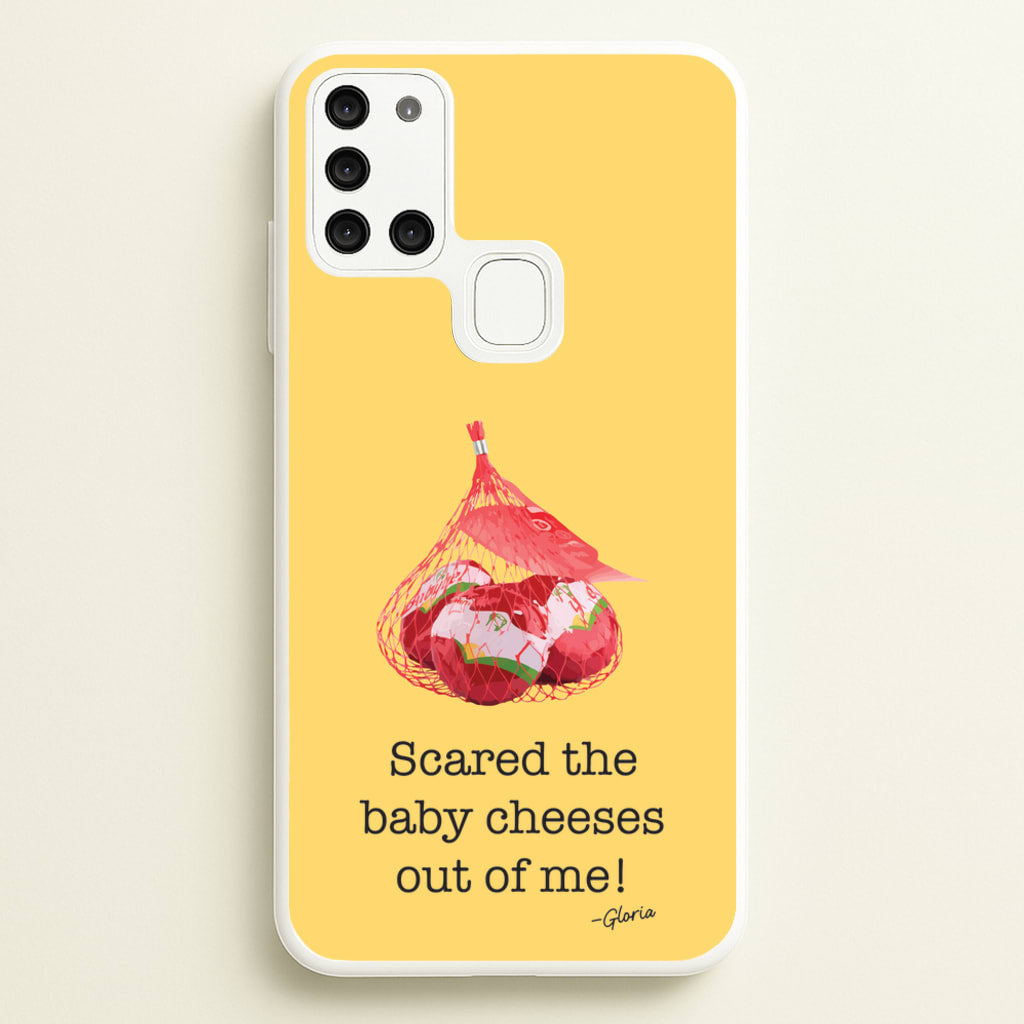 Scared The Baby Cheeses Out Of Me  - Modern Family Phone Case for Galaxy A21s