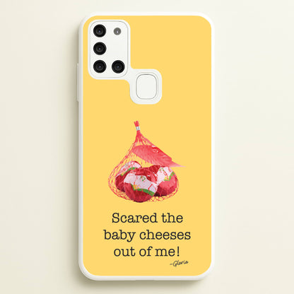 Scared The Baby Cheeses Out Of Me  - Modern Family Phone Case for Galaxy A21s