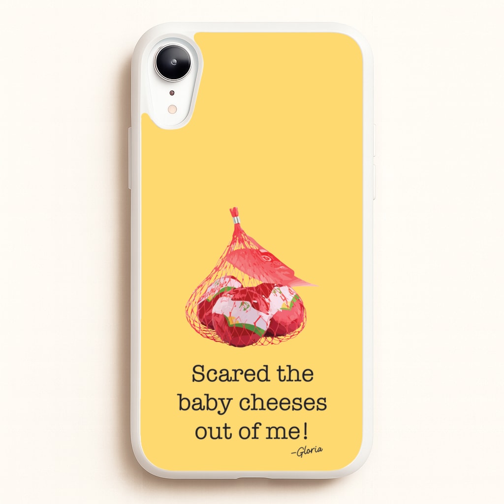 Scared The Baby Cheeses Out Of Me  - Modern Family Phone Case for iPhone XR