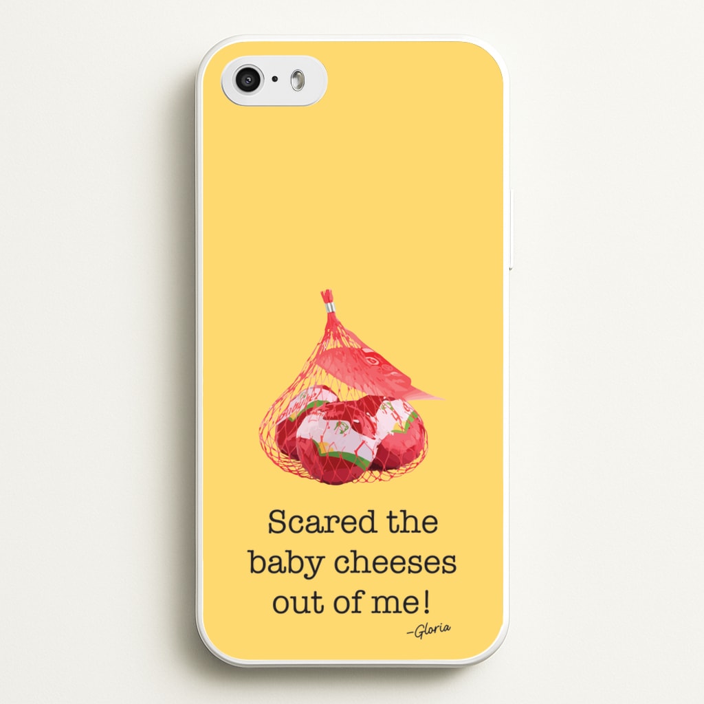 Scared The Baby Cheeses Out Of Me  - Modern Family Phone Case for iPhone 5 / 5s / SE 2016