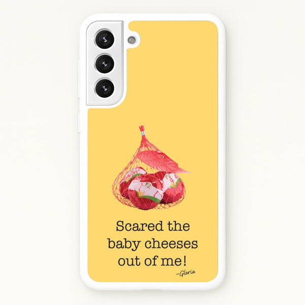 Scared The Baby Cheeses Out Of Me  - Modern Family Phone Case for Galaxy S21FE