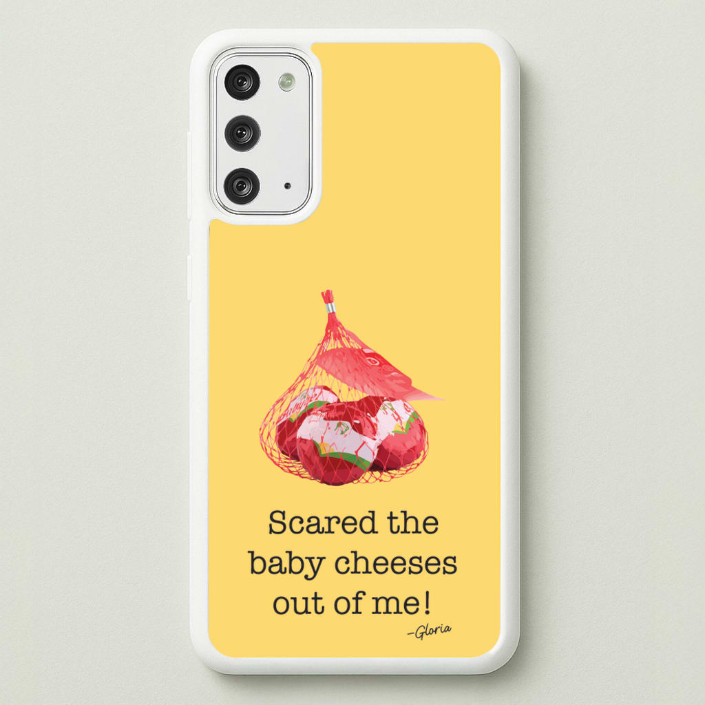 Scared The Baby Cheeses Out Of Me  - Modern Family Phone Case for Galaxy Note 20