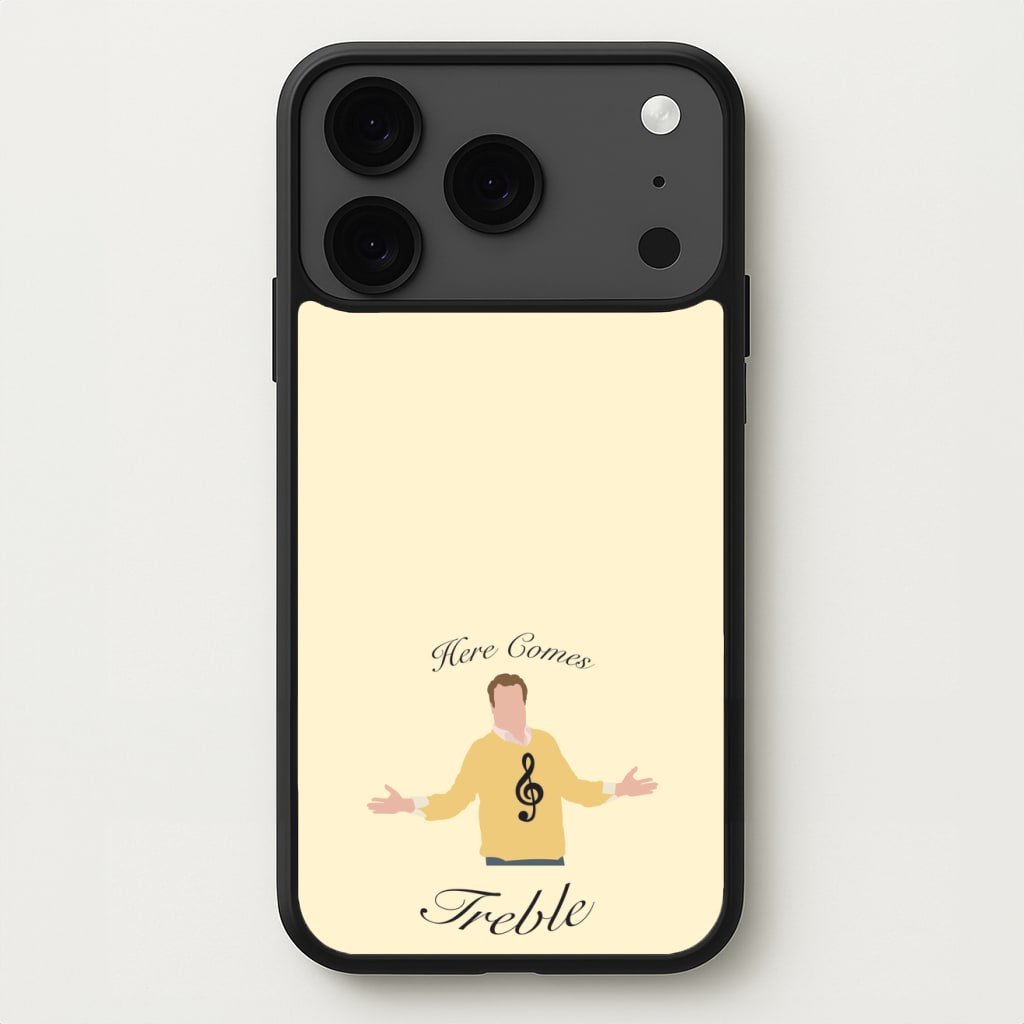 Here Comes Treble Phone Case for iPhone 17 Pro Max