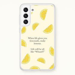 When Life Gives You Lemonade, Make Lemons  - Modern Family Phone Case for Galaxy S22
