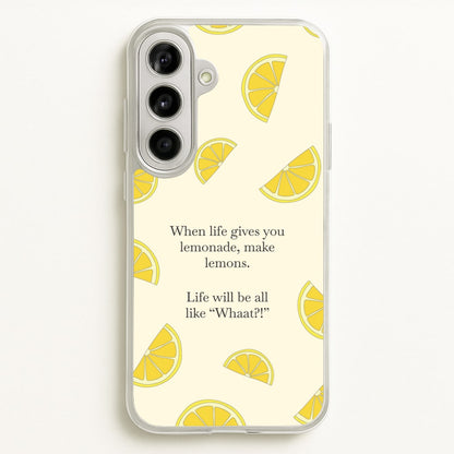 When Life Gives You Lemonade, Make Lemons  - Modern Family Phone Case for Galaxy A56