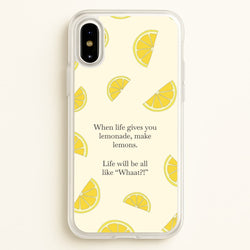 When Life Gives You Lemonade, Make Lemons  - Modern Family Phone Case for iPhone X / XS