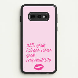 With Great Hotness   - Modern Family Phone Case for Galaxy S10e