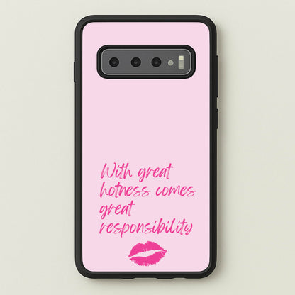 With Great Hotness   - Modern Family Phone Case for Galaxy S10