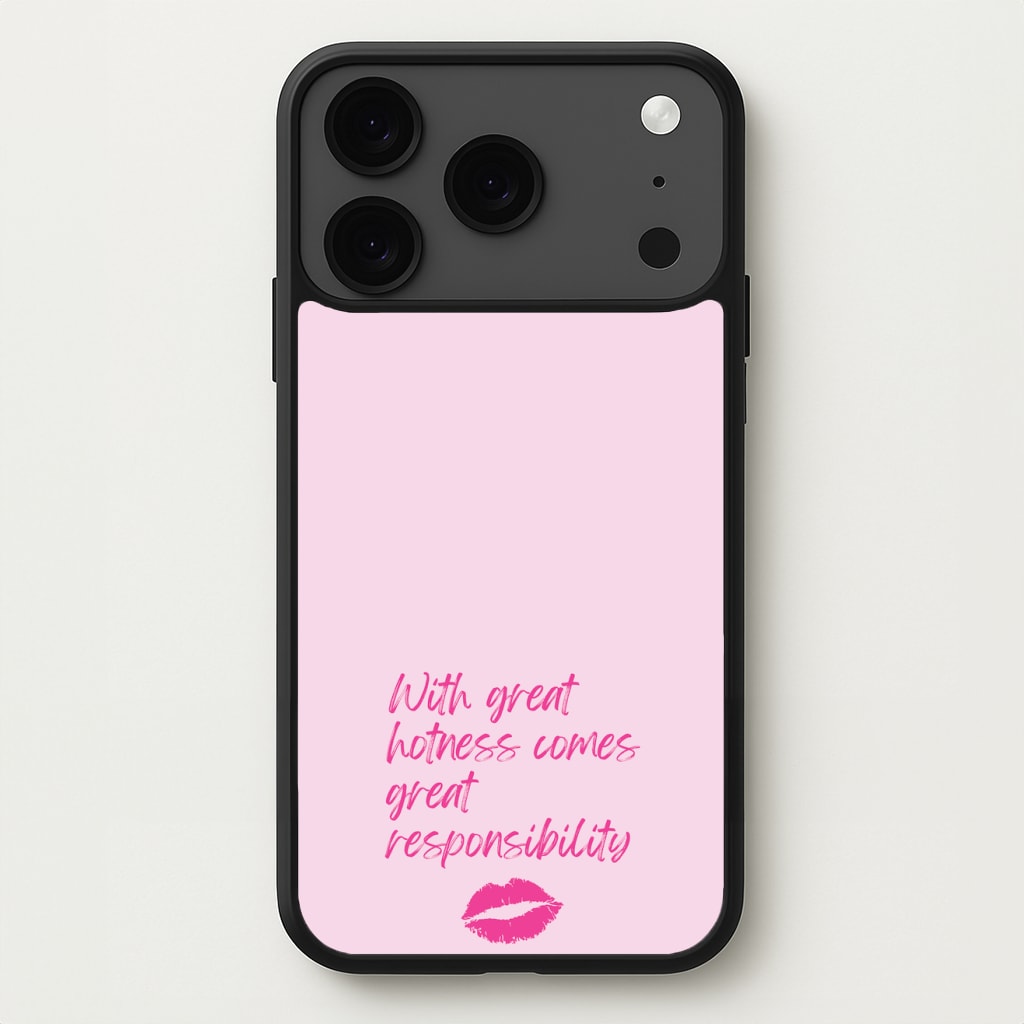 With Great Hotness Phone Case for iPhone 17 Pro Max