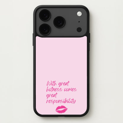 With Great Hotness Phone Case for iPhone 17 Pro Max